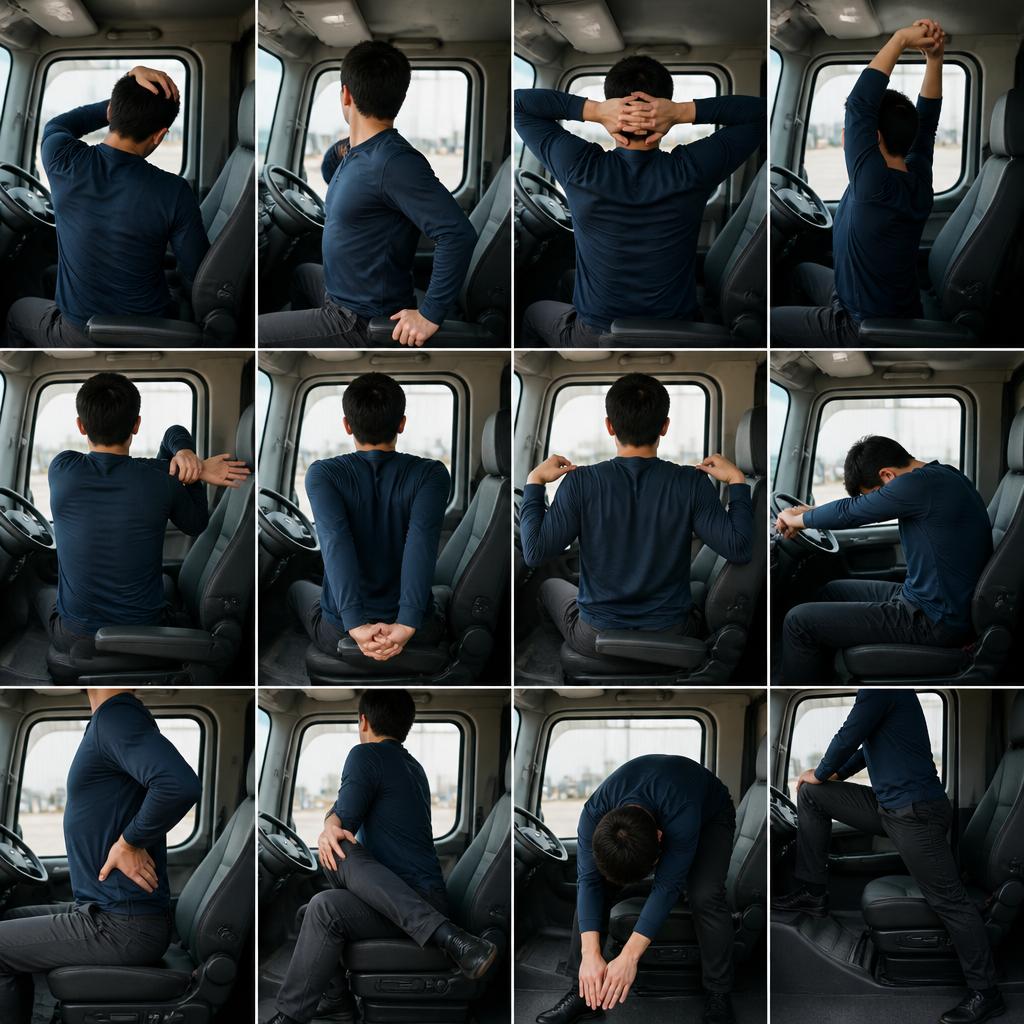 運転中にできるストレッチ法